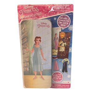 Disney Princess Magnetic Dolls Belle & Tiana 23-Piece Tin Sealed New